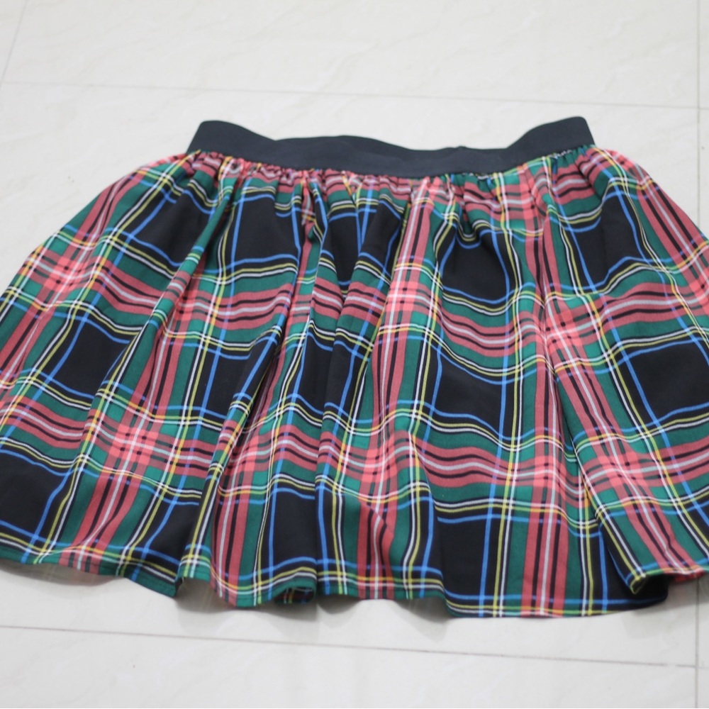 JCrew High Waisted Plaid Skirt